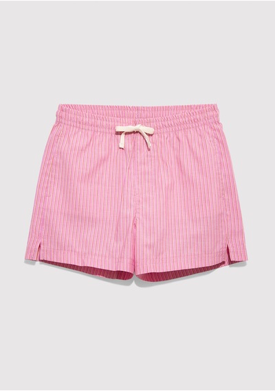 Mavi - Çizgili Şort 7410011-87020 Pembe