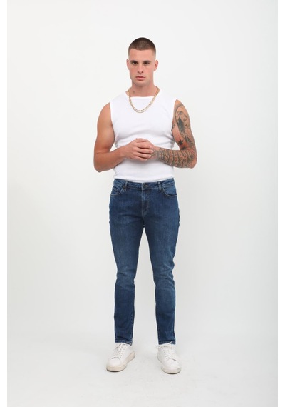 Banny Jeans Erkek Mavi Straight Fit Jean Pantolon 34