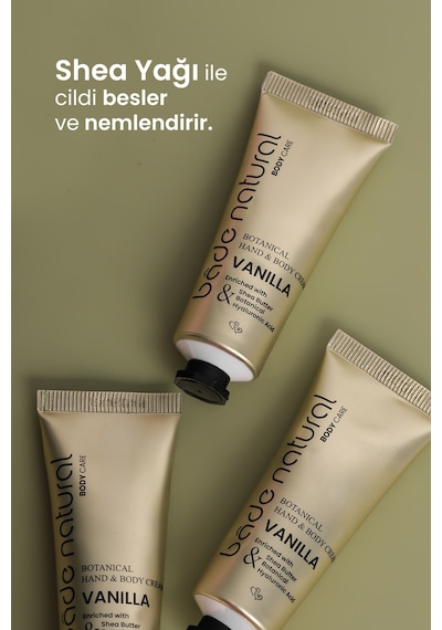 Bade Natural Vanilya Bitkisel El ve Vücut Kremi 75 ML