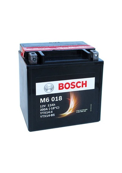 Bosch 12 Ah M6018 Ytx14-bs Motosiklet Aküsü