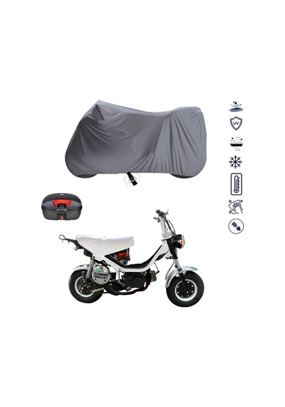 Yamaha LB 70 Chappy ÇANTALI MOTOSİKLET BRANDA SU GEÇİRMEZ TOPCASE UYUMLU MOTOR BRANDA