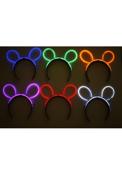 Glow Taç Fosforlu Taç Karışık Renk 12 Adet - Mg-874070
