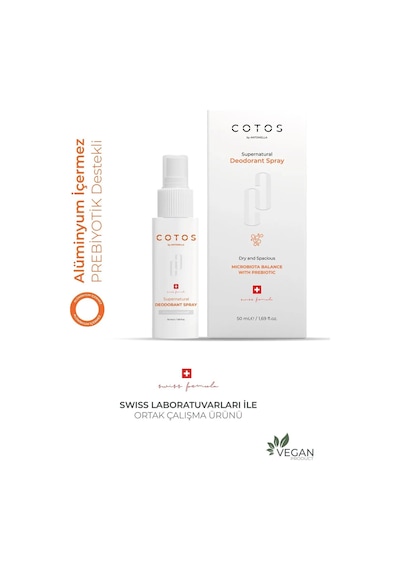 Cotos Microbiota Balance With Prebiotic Deodorant Sprey Per
