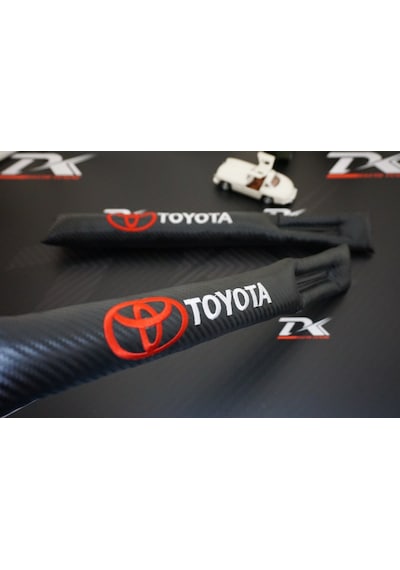 Dk Toyota Uyumlu Logo Karbon Desen Koltuk Arası Fitili 2 Li Set New
