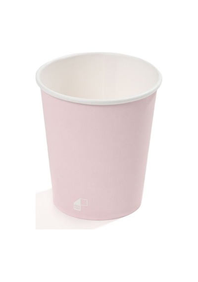 8 Oz Single Wall Baskılı Karton Bardak Pembe 2000 Adet 2000