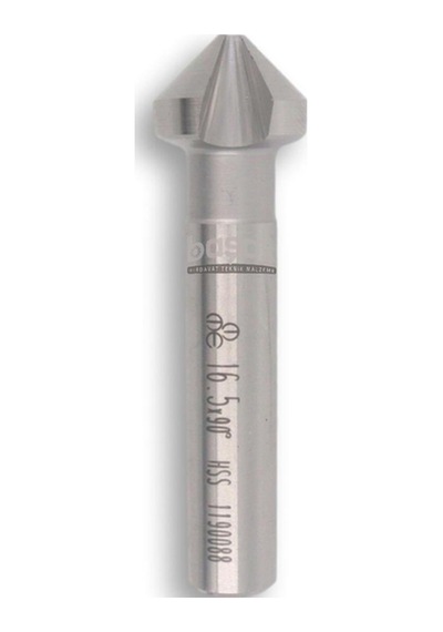 Mte 16,5 Mm 90 Havşa Freze Hss Dın 335/