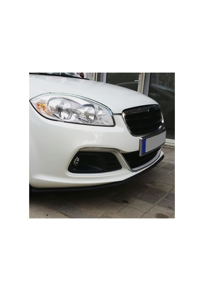 Fiat Linea Makyajlı Uyumlu Ön Lip Tampon Eki Body Kit Yumuşak Mat Siyah Kırılmaz