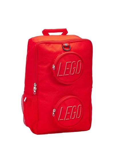 571 Collections Lego Tuğla Sırt Çantası, Kırmızı, One Size, Sırt Çantası Açık Altın