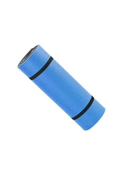 10 Mm Çift Taraflı Pilates Yoga Minderi Spor Pilates Egzersiz Matı Mavi-siyah Mavi-siyah Çok Renkli