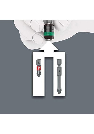 Wera Kraftform Kompakt 60, 17 Parça, Siyah, 05059295001