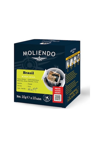 Moliendo Brasil Bossa Nova Pratik Filtre Kahve 10 x 10 G