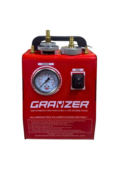 Grayzer Fha-100 Fren Hava Alma Ve Yağ Değişim Cihazı