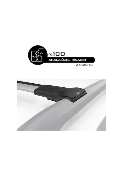 S-dizayn Citroen Berlingo 2 2008-2018 Fly Model Gri Ara Atkı A+kalite