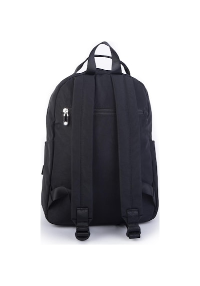 Nas Bag Extra Hafif Su Geçirmez Çok Gözlü Waterproof Unisex Sırt Çantası 30x40 Cm Siyah