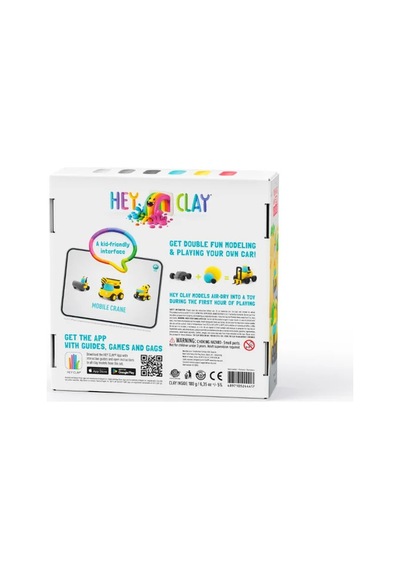Hey Clay Yaratıcı Kil Seti - Construction Vehicles Çok  Renkli