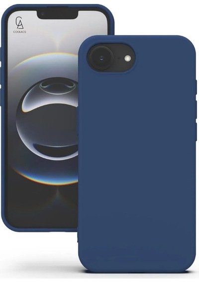 Apple iPhone 17e Uyumlu Içi Kadife Lansman Kılıf Ve Temperli Cam Ekran Koruyucu Lacivert