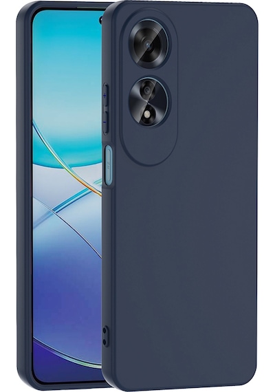 Mobilefix Oppo A60 Uyumlu Mara Lansman Kapak-lacivert Lacivert