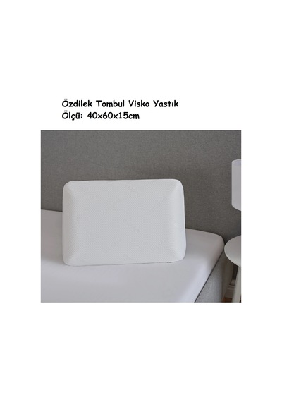 Özdilek Visco Tombul Yastık 40x60x15 Beyaz