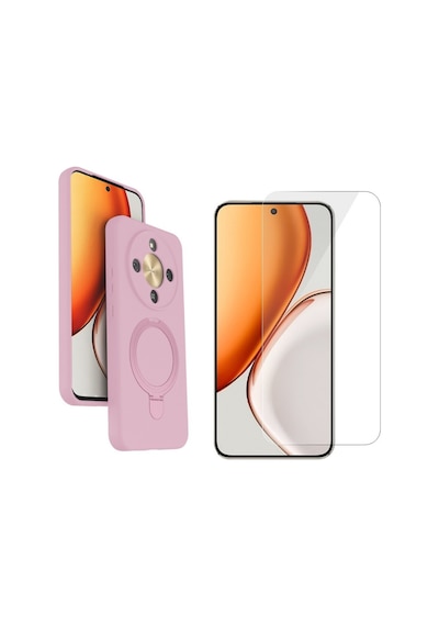 Nihcase Honor Magic 8 Lite Kılıf Samara Yüzüklü Kılıf Ve Nano Ekran Koruyucu