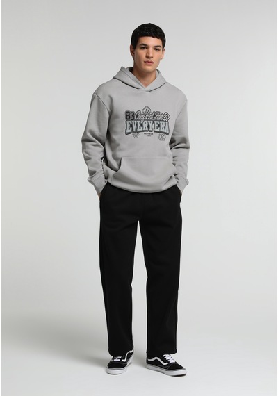 Colin's Colins Relaxed Fit Kapüşonlu Düz Erkek Gri Sweatshirt Cl1081343 Q1.v2 Gra