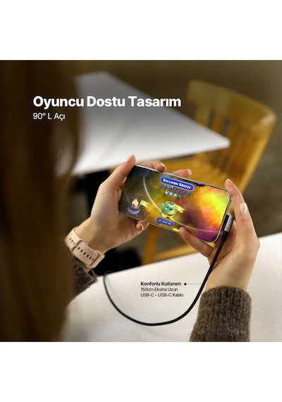 Ttec 150 CM Hızlı Şarj Kablosu