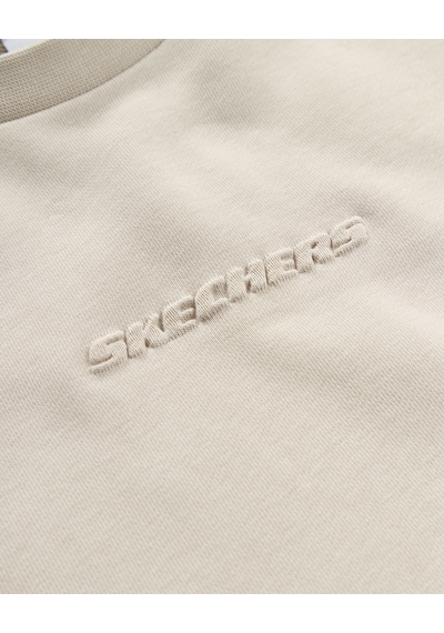 Skechers M Essential Crewneck Sweatshirt Erkek Gri Sweatshirt S2610015-1457