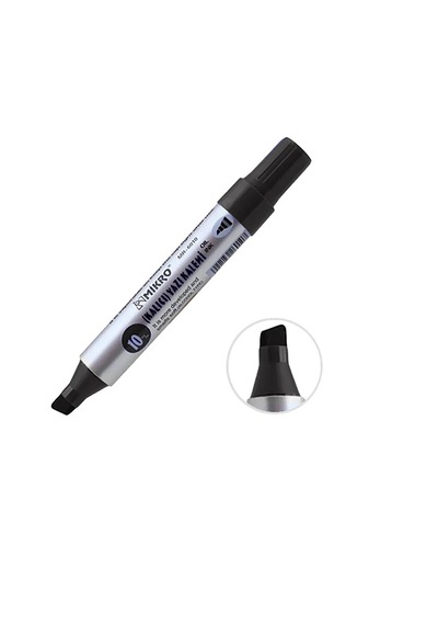 Mikro Jumbo Marker Siyah 10 Mm Kesik Uç
