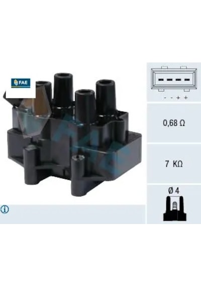 Atesleme Bobını Vectra B Astra F Omega B Vectra A X20xev X18xe Fae 1208071