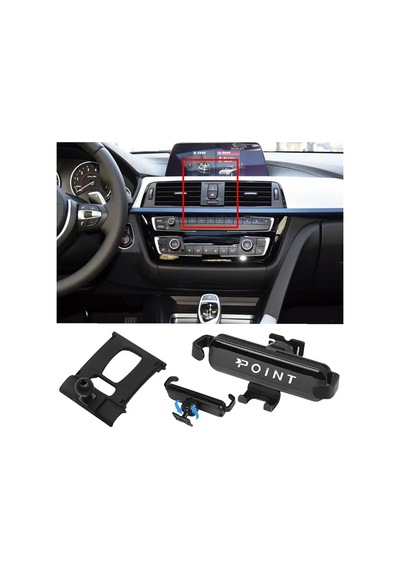Bmw 3 Kasa 3.20d Xdrive Araca Özel Cep Telefon Tutacağı Robotik Oynar Başlık 2013 - 2018 Profesyonel Siyah
