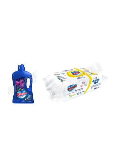 Bingo Yüzey Tem. Fresh 2.5 Lt + Yüzey Tem.havlusu 96'lı 2'li Set Diğer 64894971