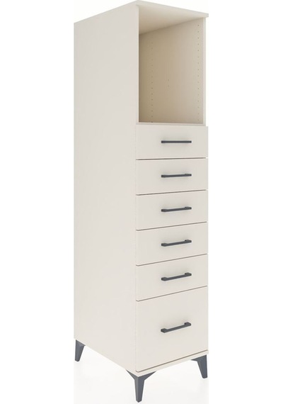 Kronos Dolap Tek Raflı 6 Çekmeceli 44x59x182 Aytaşı-aytaşı Aytası