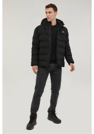 Lumberjack Ml Nolan Coat 2Sn22 3Pr Erkek Mont Siyah S-Xxl 001