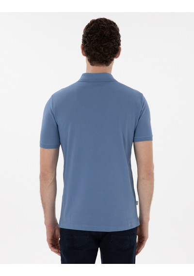 Pierre Cardin Erkek Mavi Tişört Basic 50302561-vr036 Mavi
