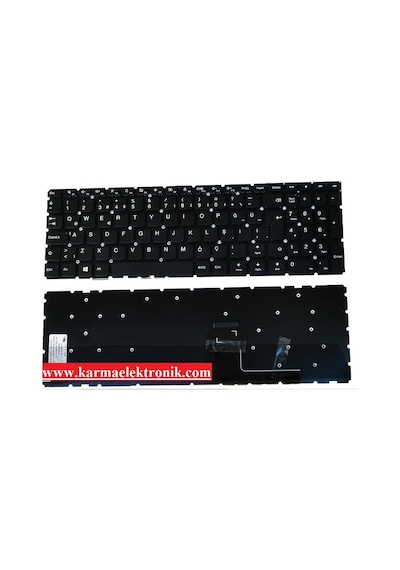 Lenovo Uyumlu ideaPad 310-15IKB Notebook Klavyesi - Siyah TR