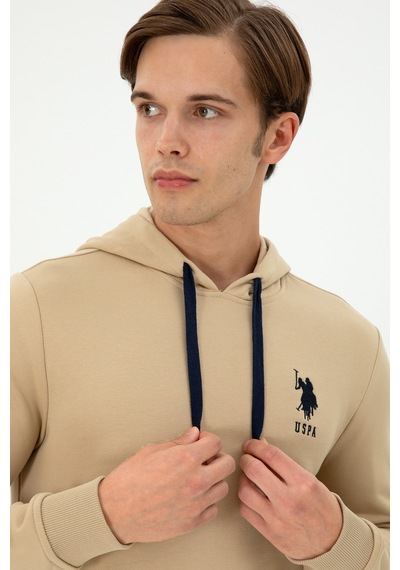 U.s. Polo Assn. Erkek Kum Sweatshirt 50289059-vr085 Kum