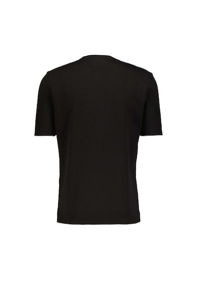 Cazador 34185 Erkek Bisiklet Yaka Triko T-shirt Siyah