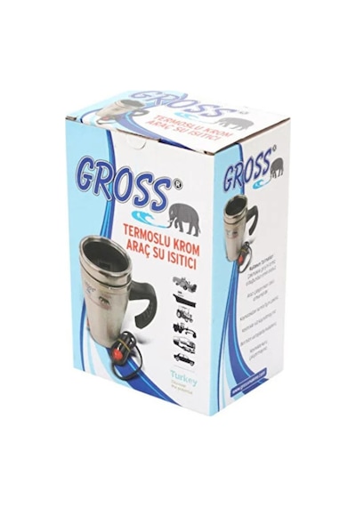 Ahmet Otomotiv Gross 12V 500 ML Araç İçi Termos Kettle Su Isıtıcı