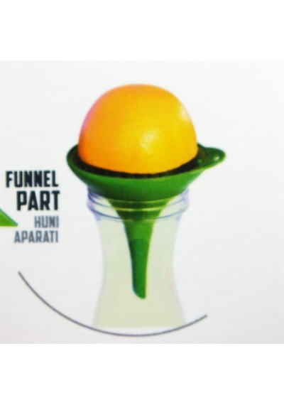 Hazneli Plastik Narenciye Portakal Limon Sıkacağı Sıkma Aparatı Plastik Diğer