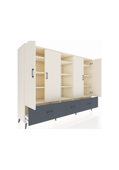 Hyperion Dolap 12 Raflı 3 Çekmeceli 4 Kapaklı 220x44x163 Aytaşı-a Aytaşı-aytaşı/antrasit Hyperion Dolap 12 Raflı 3 Çekmeceli 4 Kapaklı 220x44x163 Aytaşı-a Aytaşı-aytaşı/antrasit