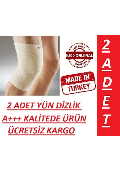 Yün Dizlik Dizleri Dizleri Sıcak Tutması için Yüz Dizlik 2 Adet