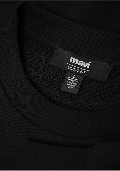 Mavi M0s10643-900 Mavi Bisiklet Yaka Sweatshırt Siyah Erkek Sweatshirt