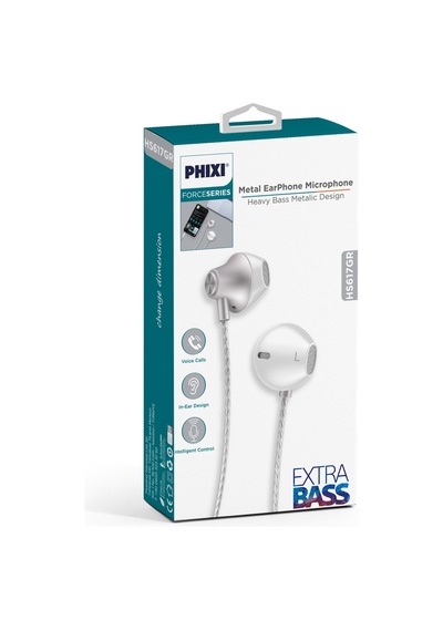 Phixi Force HS617 Mikrofonlu Earpods Kulaklık