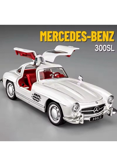 Mercedes Benz 300sl Model Diecast Araba Koleksiyonluk Eski 1954 Mercedes 300 Sl Araba 1:24 Sesli 06824942