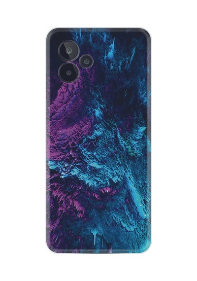 General Mobile Gm 24 Pro Kılıf Silikon Desen Özel Seri Explosive 1734