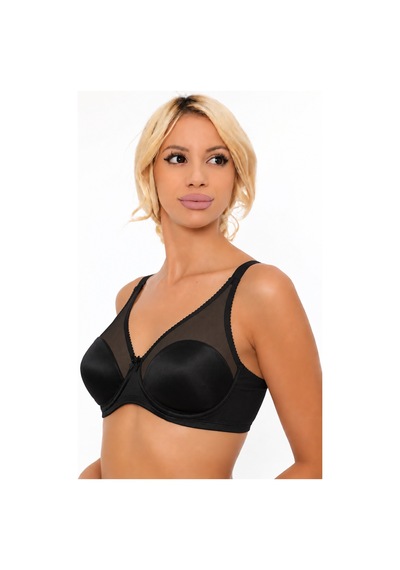 İçtemoda Balenli Telli Desteksiz Dolgusuz Pedsiz Saten Dokulu Minimizer Sütyen Sb40100 Siyah İçtemoda Balenli Telli Desteksiz Dolgusuz Pedsiz Saten Dokulu Minimizer Sütyen Sb40100 Siyah