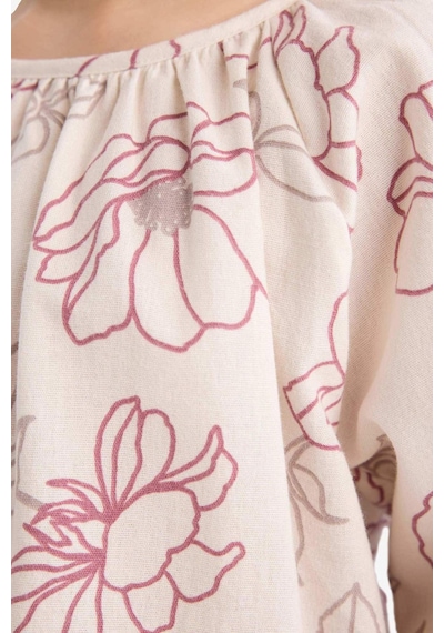 Defacto Kız Çocuk Regular Fit Oxford Uzun Kollu Gömlek G4599a825aupn429 Pembe-pn429