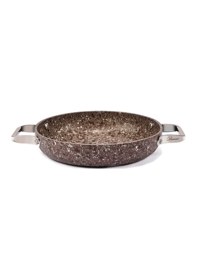 Brioni Stone-age Terra 22 Cm Çizilmez Yanmaz Yapışmaz İndüksiyonlu Sahan Kahverengi