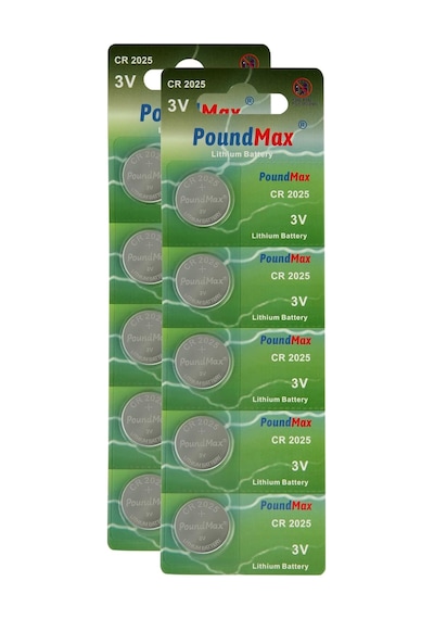 10 X Cr2025,mp058 Düğme Pil