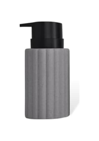 New Max Premium Serisi 300 Ml Sıvı Sabunluk Pompalı Seramik Sıvı Sabunluk Dispencer Gri 000 Açık Krem