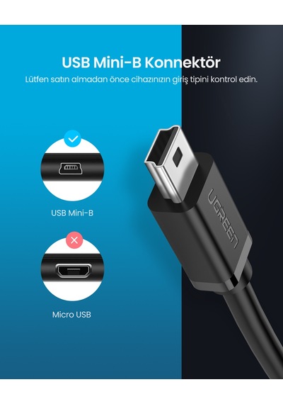 Ugreen Mini Usb Otg Kablo, 10383
